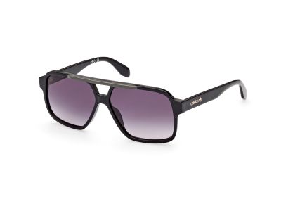 adidas Originals OR0066 sunglasses, gloss black/gradient smoke