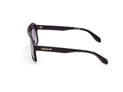 adidas Originals OR0066 sunglasses, gloss black/gradient smoke