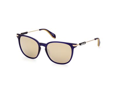 Adidas Originals OR0074 sunglasses, matte blue/brown mirror