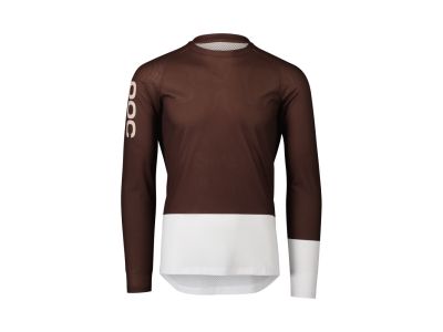 POC MTB Pure LS jersey, axinite brown/hydrogen white