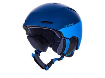 Blizzard Viper Ski Junior helmet, dark blue matt/bright blue matt