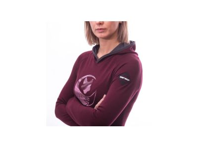 Sensor Merino Upper Fox Damen-Sweatshirt, Portrot
