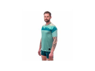 Sensor Coolmax Impress shirt, mint/trees