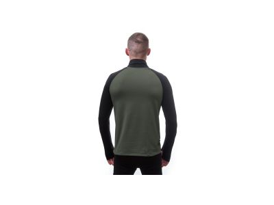 Sensor Coolmax Thermo Sweatshirt, olivgrün/schwarz