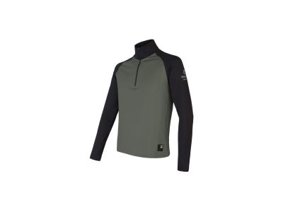 Sensor Coolmax Thermo sweatshirt, olive green/black