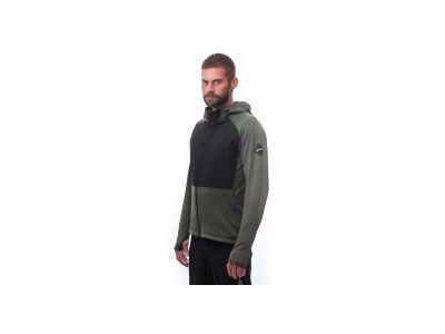 Jachetă Sensor Coolmax Thermo, verde măsline/negru