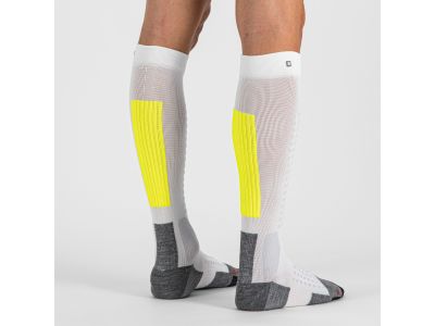 Sportful APEX LONG socks, white/yellow