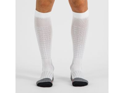 Sportful APEX LONG ponožky, biela/žltá