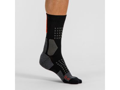 Sportos APEX zokni, fekete/piros