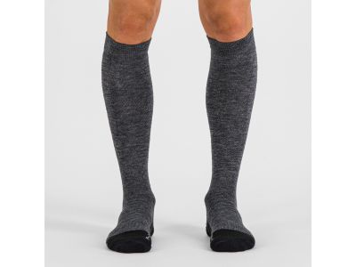 Sportful EXTRA WARM WOOL LANGE Socken, schwarz/dunkelgrau