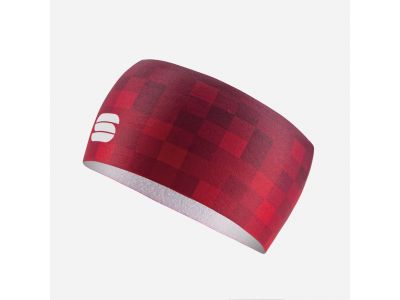Sportful SQUADRA headband, burgundy/dark pink