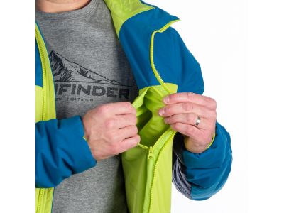 Northfinder LEE kabát, kék/zöld
