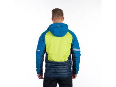 Jachetă Northfinder LEE, albastru/verde