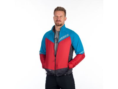 Northfinder BILL kabát, kék/piros