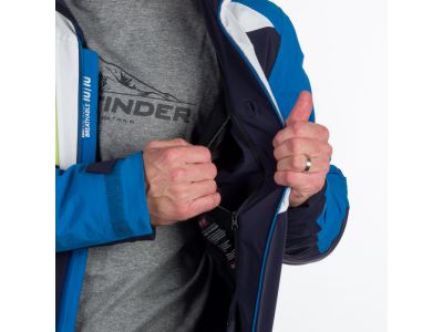 Northfinder STEPHAN ski jacket, blue/white