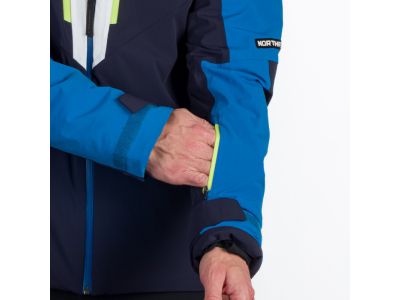 Northfinder STEPHAN ski jacket, blue/white