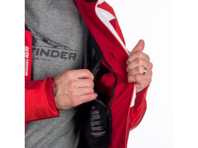 Northfinder STEPHAN ski jacket, red/white