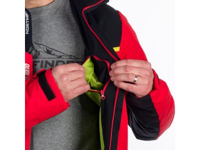 Northfinder CLYDE ski jacket, red/black