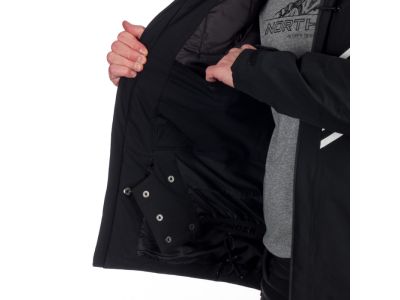 Northfinder BU-5145SNW jacket, black/white