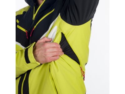 Northfinder EARL ski jacket, limegreen/black