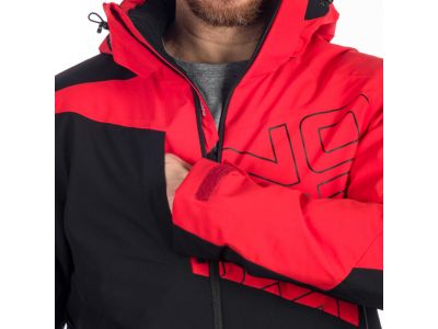 Northfinder WILBUR ski jacket, black/red