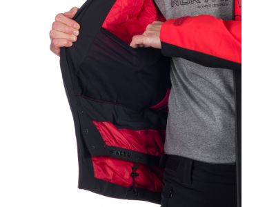 Northfinder WILBUR ski jacket, black/red