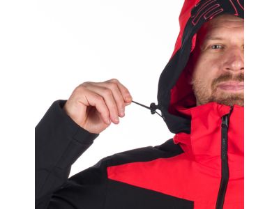 Northfinder WILBUR ski jacket, black/red