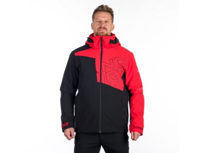 Northfinder WILBUR ski jacket, black/red