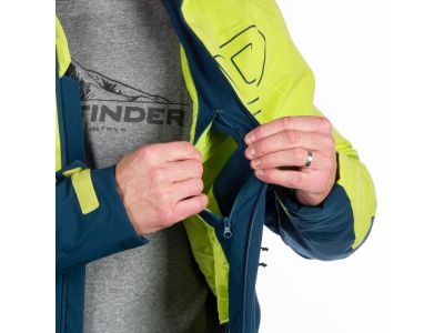 Northfinder WILBUR ski jacket, inkblue/green