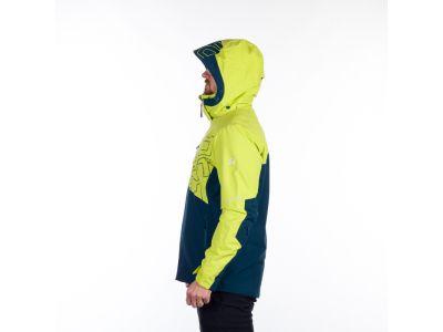 Northfinder WILBUR ski jacket, inkblue/green