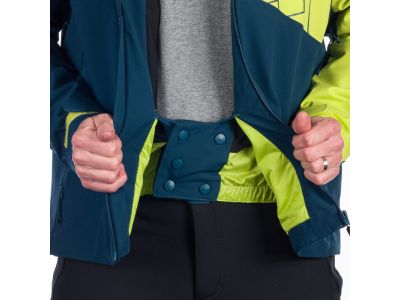 Northfinder WILBUR ski jacket, inkblue/green