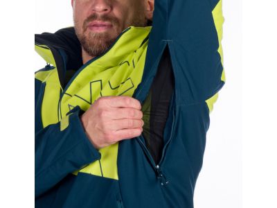 Northfinder WILBUR ski jacket, inkblue/green