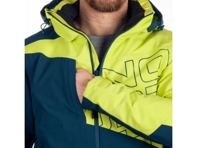 Northfinder WILBUR ski jacket, inkblue/green