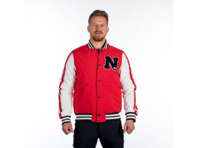 Northfinder KENT bunda, červená/bílá