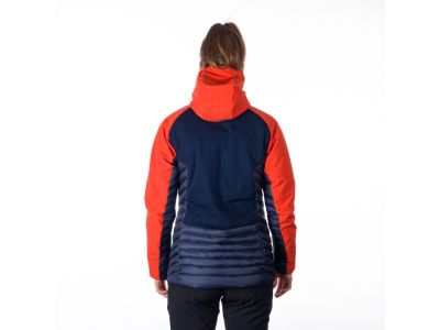 Northfinder OLGA dámska bunda, oranžová/modrá