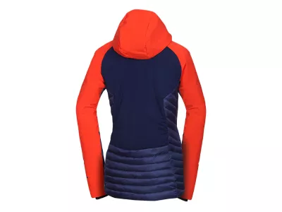 Northfinder OLGA dámska bunda, oranžová/modrá