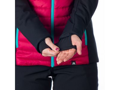 Northfinder PHYLLIS női kabát, cseresznye/fekete