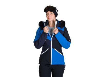 Northfinder EDITH women&#39;s jacket, blue/white