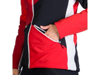 Northfinder EDITH women&#39;s jacket, red/white