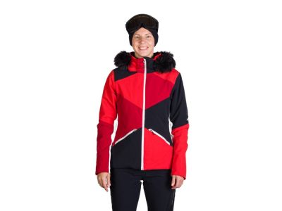 Northfinder EDITH women&#39;s jacket, red/white