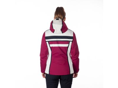 Northfinder BU-6142SNW women&#39;s jacket, white/cherry