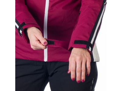 Northfinder BU-6142SNW women&#39;s jacket, white/cherry