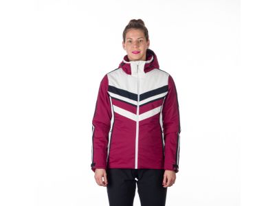 Northfinder BU-6142SNW women&#39;s jacket, white/cherry