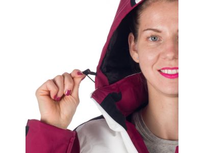 Northfinder DORIS women&#39;s jacket, white/cherry