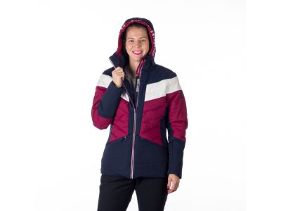 Northfinder BU-6144SNW Damenjacke, Kirsche/Blau