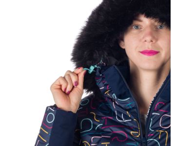 Northfinder BU-6145SNW női kabát, többszínű nyomattal