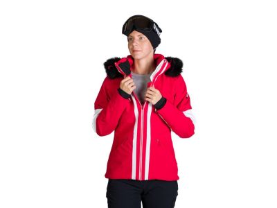 Northfinder ZELLA women&#39;s jacket, red/white