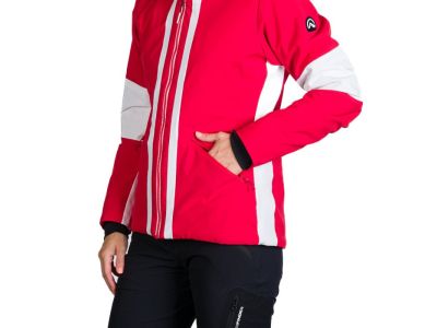 Northfinder ZELLA women&#39;s jacket, red/white