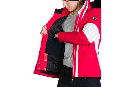 Northfinder ZELLA women&#39;s jacket, red/white