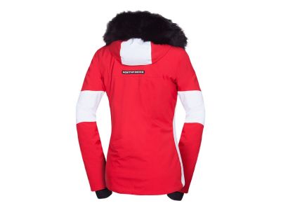 Northfinder ZELLA women&#39;s jacket, red/white